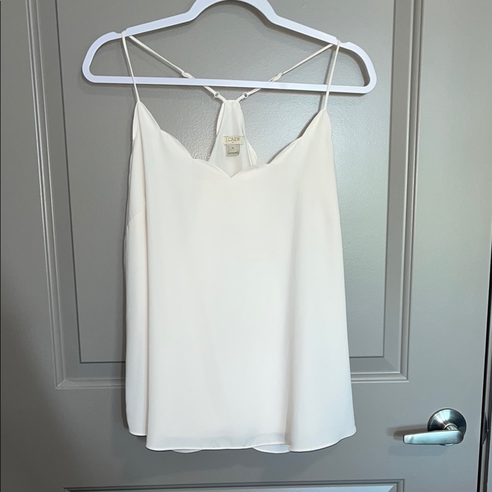 J. Crew Cream Sleeveless Camisole
